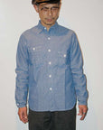 JELADO (ジェラード) ワークシャツ JP94112 "Smoker Shirt (スモーカーシャツ)" インディゴシャンブレー