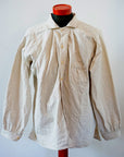 The 2 Monkeys (ザ・トゥーモンキーズ) コットンリネン・長袖シャツ TM81130 "Artisan Shirts (アルチザンシャツ)" アッシュ