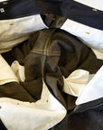 Dapper's (ダッパーズ) ワイドワークトラウザース 1676 "Classical Army Style Wide Trousers" オリーブブラウンサージ