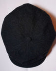 Dapper's (ダッパーズ) ウールコットンサージ・キャスケット 1682 "MW Special Casquette" ブラックサージ