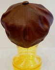 Dapper's (ダッパーズ) レザーキャスケット 1669 "40’s Style Classic Horsehide Leather Casquette" ブラウン