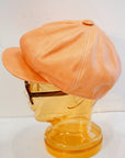 Dapper's (ダッパーズ) レザーキャスケット 1669 "40’s Style Classic Horsehide Leather Casquette" ナチュラル