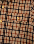 Dapper's (ダッパーズ) ウール・ワークシャツ 1674 "Plaid Check Woolen Work Shirts" ベージュチェック