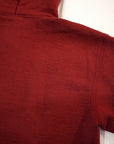 DELUXEWARE (デラックスウエア) フルジップ・スウェットパーカー SPZ-00 "FULLZIP PARKA PLAIN" クリムゾンレッド