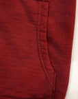 DELUXEWARE (デラックスウエア) フルジップ・スウェットパーカー SPZ-00 "FULLZIP PARKA PLAIN" クリムゾンレッド