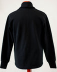 DALEE'S (ダリーズ) ショールカラー・スウェットカーディガン "RACTER.KN (ラクター.KN)" ...30s NECK-WARM Cardigan コアブラック