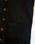 DALEE'S (ダリーズ) ショールカラー・スウェットカーディガン "RACTER.KN (ラクター.KN)" ...30s NECK-WARM Cardigan コアブラック