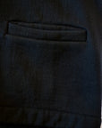 DALEE'S (ダリーズ) ショールカラー・スウェットカーディガン "RACTER.KN (ラクター.KN)" ...30s NECK-WARM Cardigan コアブラック