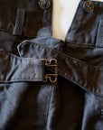 The 2 Monkeys (ザ・トゥーモンキーズ) モールスキン・ワークパンツ TM83327 "Doggerland Pants (ドガーランドパンツ)" スモークブラック