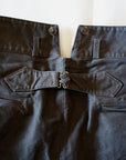 The 2 Monkeys (ザ・トゥーモンキーズ) モールスキン・ワークパンツ TM83327 "Doggerland Pants (ドガーランドパンツ)" スモークブラック