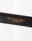 Fixum & Logs (フィクサム & ログス) レザーベルト "NARROW BELT (ナローベルト)" キャメル