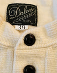DALEE'S (ダリーズ) 6分袖ヘンリーネックTシャツ "Rail Nit.C (レイルニット.C)" ...RAIL ROAD KNIT ナチュラル
