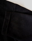 DALEE'S (ダリーズ) 6分袖ヘンリーネックTシャツ "Rail Nit.C (レイルニット.C)" ...RAIL ROAD KNIT ブラック