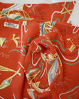 SUN SURF (サンサーフ) 長袖ハワイアンシャツ SS29205 "SOUTH SEA OUTRIGGER" レッド