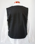 DALEE'S (ダリーズ) レザーベスト "Mest.C (メスト.C)" ...Horse Hide Leather Vest ネイビー