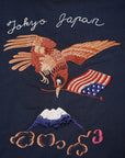 TAILOR TOYO (テーラー東洋) スカTシャツ TT79392 "EAGLE & Mt. FUJI" ネイビー