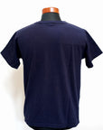DELUXEWARE (デラックスウエア) 半袖Tシャツ MT-2401 "SALUTE" フットブルー
