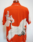 SUN SURF Special Edition (サンサーフ・スペシャルエディション) 半袖ハワイアンシャツ SS39277 "CRANE FLY AWAY" レッド