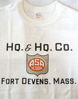 WARE HOUSE (ウエアハウス) Tシャツ 4601 "HQ.&HQ.CO." オフ