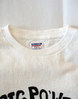 DUBBLE WORKS (ダブルワークス) 半袖Tシャツ 33005-04 "PIG POWER" オフホワイト