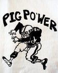 DUBBLE WORKS (ダブルワークス) 半袖Tシャツ 33005-04 "PIG POWER" オフホワイト
