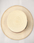 ADJUSTABLE COSTUME (アジャスタブルコスチューム) ボーターハット (カンカン帽) AHT-007 "Panama Boater Hat" トリコロール