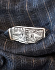 Dapper's (ダッパーズ) イージーパンツ 1713 "Classical Linen Easy Pants" ネイビーストライプ