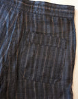 Dapper's (ダッパーズ) イージーパンツ 1713 "Classical Linen Easy Pants" ネイビーストライプ