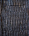 Dapper's (ダッパーズ) イージーパンツ 1713 "Classical Linen Easy Pants" ネイビーストライプ
