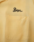 STYLE EYES (スタイルアイズ) レーヨン・ボウリングシャツ SE39262 "ANN'S CORDIAL INN" イエロー