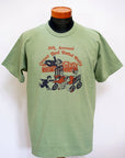 WARE HOUSE (ウエアハウス) セコハンTシャツ 4064 "GREAT BED ROAD RALLY" ペールグリーン