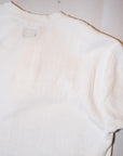 DALEE'S (ダリーズ) 6分袖ヘンリーネックTシャツ "Rail Nit.D (レイルニット.D)" ...1920s RAIL ROAD KNIT ホワイト