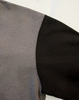 Pherrow's (フェローズ) 裏毛長袖Tシャツ 24W-PMCT1 グレー×S.ブラック
