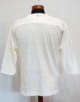 WARE HOUSE (ウエアハウス) 7分袖フットボールTシャツ 4063 "BERKLEY HIGH" オフ