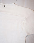 WARE HOUSE (ウエアハウス) 7分袖フットボールTシャツ 4063 "BERKLEY HIGH" オフ