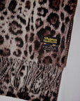 Dapper's (ダッパーズ) カシミンク・マフラー 1738 "Cashmink Scarf by V.FRAAS" トープ (レオパード)