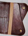 Dapper's (ダッパーズ) ダブルフラップウォレット 1719 "Horsehide Double Flap Wallet" ブラウン