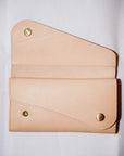 Dapper's (ダッパーズ) ダブルフラップウォレット 1719 "Horsehide Double Flap Wallet" ナチュラル
