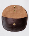 Dapper's (ダッパーズ) ダブルフラップコインケース 1720 "Horsehide Double Flap Oval Coin Wallet" ブラウン