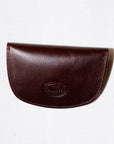 Dapper's (ダッパーズ) ダブルフラップコインケース 1720 "Horsehide Double Flap Oval Coin Wallet" ブラウン