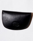 Dapper's (ダッパーズ) ダブルフラップコインケース 1720 "Horsehide Double Flap Oval Coin Wallet" ブラック