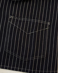 HEAD LIGHT (ヘッドライト) ストライプデニム・ワークコート HD15647 "8oz. SPECIAL WOVEN STRIPE DENIM WORK COAT" ワンウォッシュ