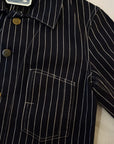 HEAD LIGHT (ヘッドライト) ストライプデニム・ワークコート HD15647 "8oz. SPECIAL WOVEN STRIPE DENIM WORK COAT" ワンウォッシュ