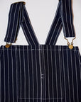 HEAD LIGHT (ヘッドライト) ストライプデニム・オーバーオール HD42498 "SPECIAL WOVEN STRIPE DENIM LOW BACK OVERALLS" ワンウォッシュ