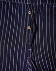 HEAD LIGHT (ヘッドライト) ストライプデニム・オーバーオール HD42498 "SPECIAL WOVEN STRIPE DENIM LOW BACK OVERALLS" ワンウォッシュ