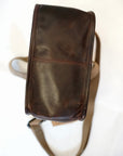BUZZ RICKSON'S (バズリクソンズ) レザー・ショルダーバッグ BR02834 "SUIT-PNEUMATIC ANTI-G, TYPE G-3A LEATHER BAG" ブラウン