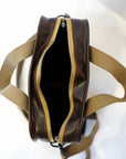 BUZZ RICKSON'S (バズリクソンズ) レザー・ショルダーバッグ BR02834 "SUIT-PNEUMATIC ANTI-G, TYPE G-3A LEATHER BAG" ブラウン