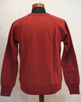 DELUXEWARE (デラックスウエア) スウェット S104-P "FLAT.SEAM PLAIN" D.レッド