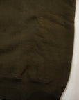 DELUXEWARE (デラックスウエア) ハーフジップ・スウェット S105-24A "SNOW HALF ZIP" オリーブ