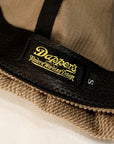 Dapper's (ダッパーズ) キャスケット 1756 "Classical Casquette TypeA" ベージュ・プリントコーデュロイ